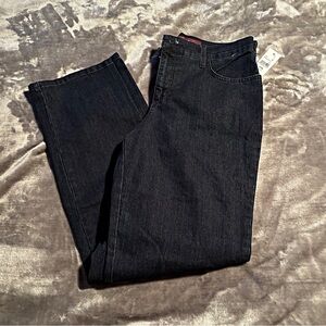 Gloria Vanderbilt Women's Black Straight Leg Jeans